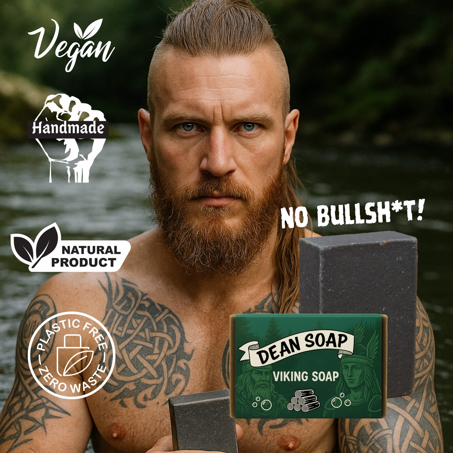 Viking Soap – Duschseife mit herbem Waldduft