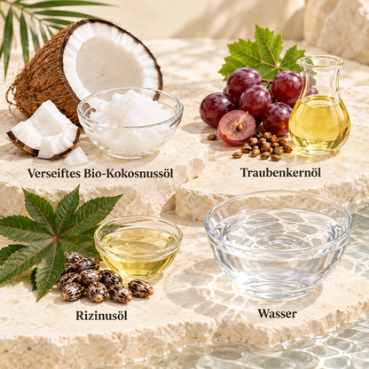 Bio-Kokos – Duftfreie Duschseife mit 4 Zutaten