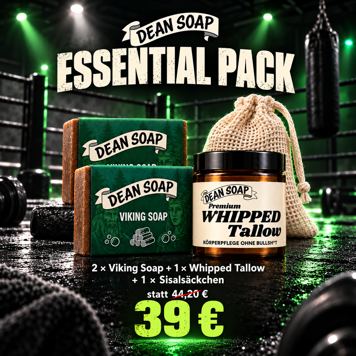 Essential Pack Essentiell für deine Pflege nach dem Sport