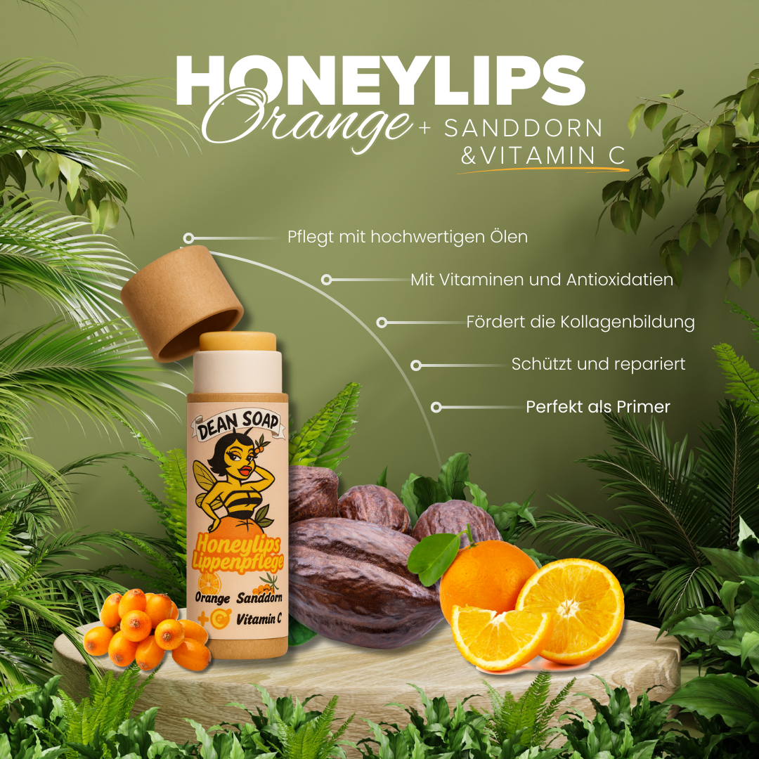 Lippenpflege Orange Sanddorn