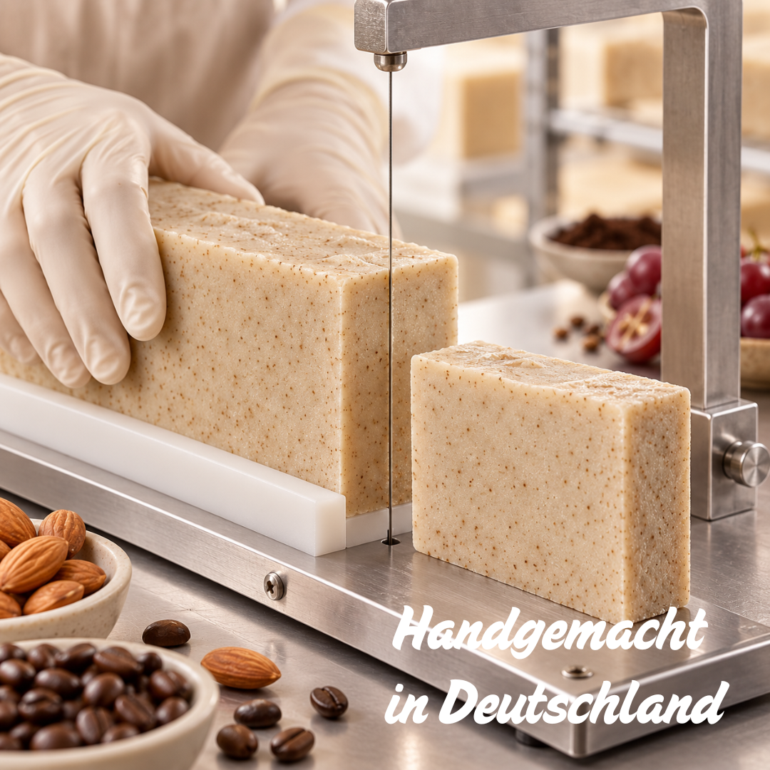Magic Marzi-Pan – Duschseife mit Marzipanduft & Kaffeepeeling