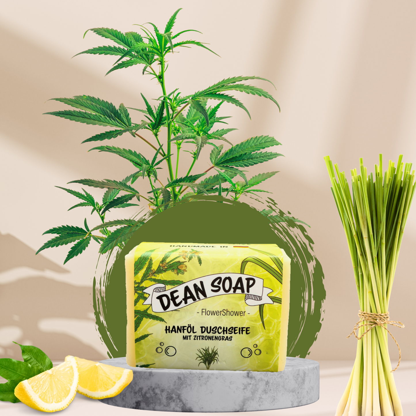 Hanföl Duschseife