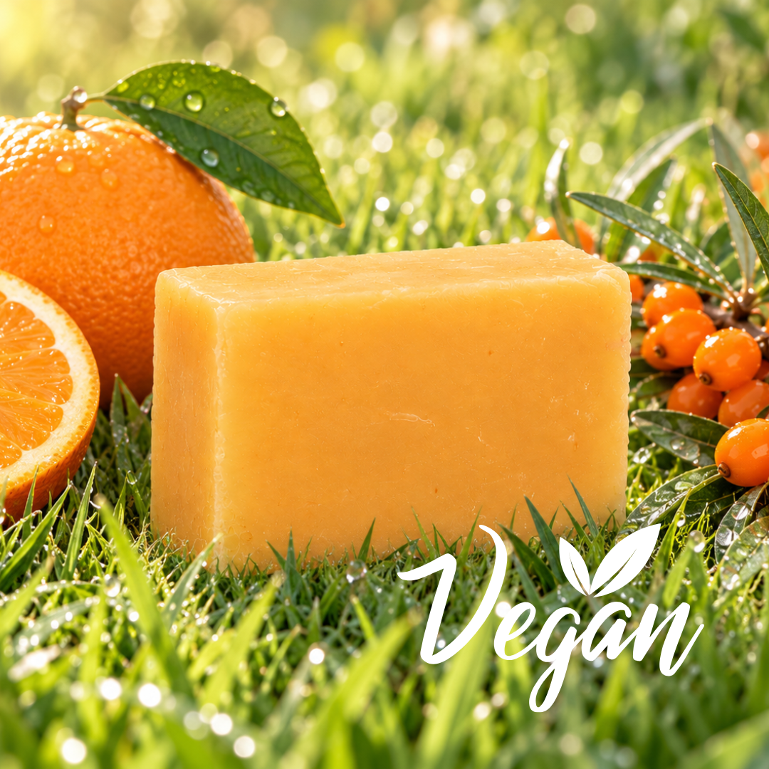 Orange & Sanddorn – Duschseife mit Bio-Mandelöl