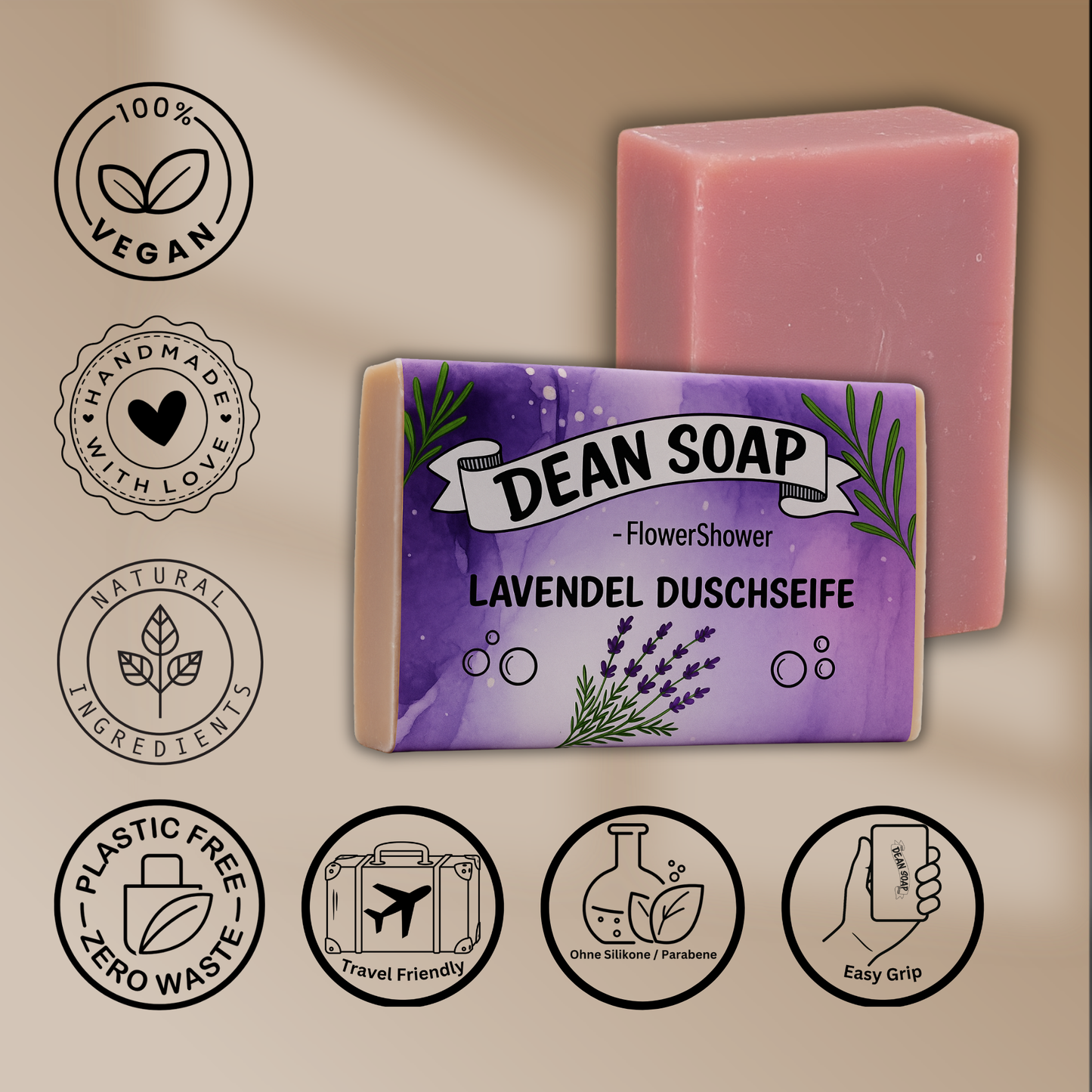 Lavendel Duschseife