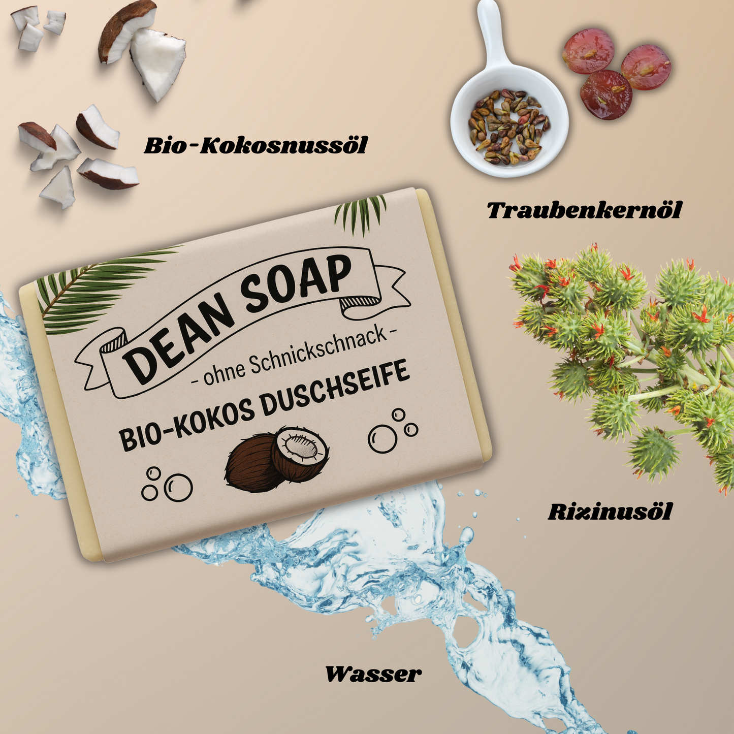 Bio-Kokos Duschseife