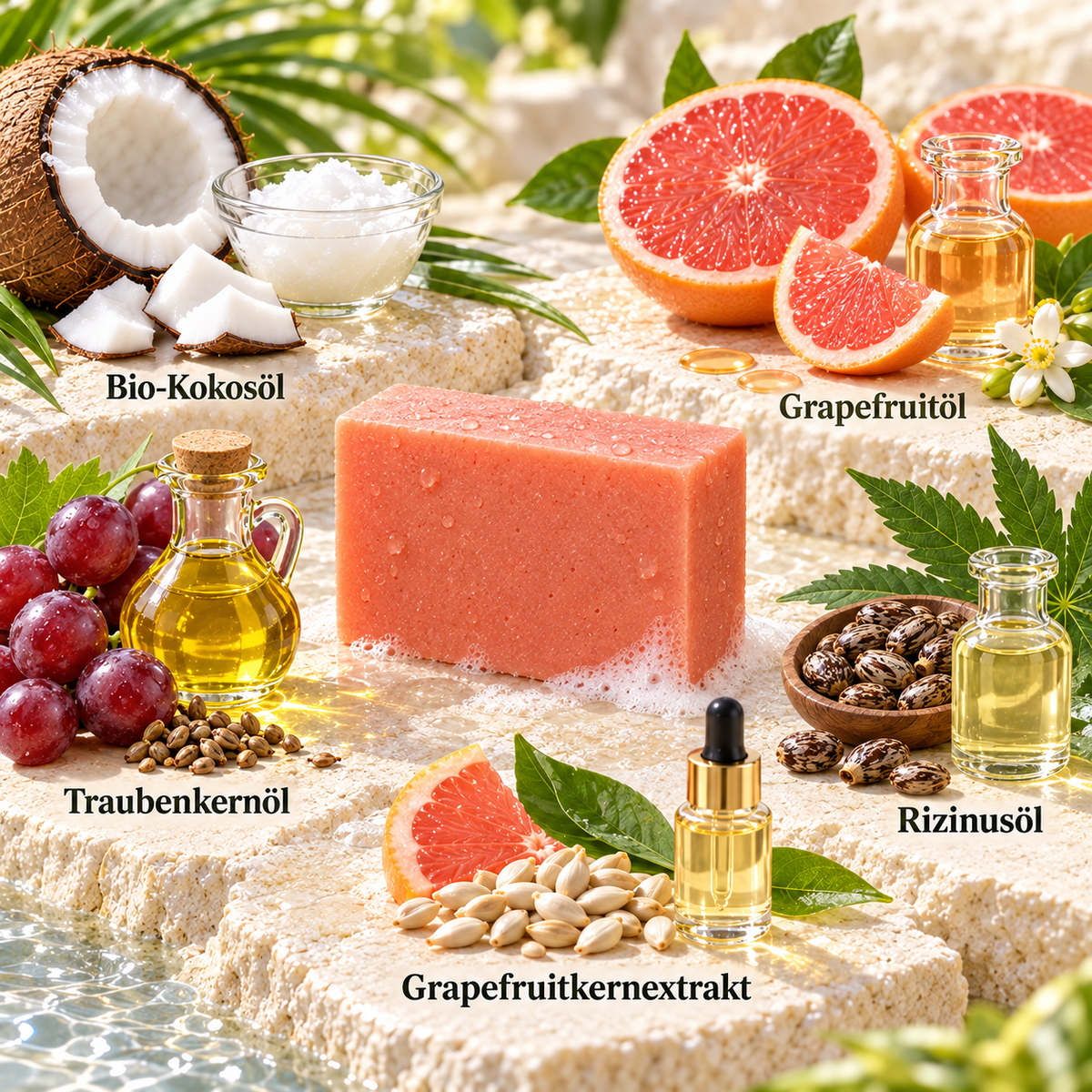 Grapefruit – Duschseife mit Grapefruitkernextrakt