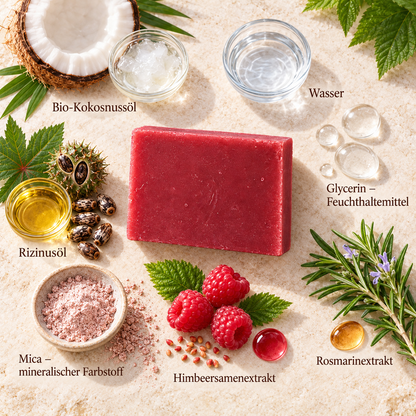 Himbeere – Duschseife mit fruchtigem Beerenduft