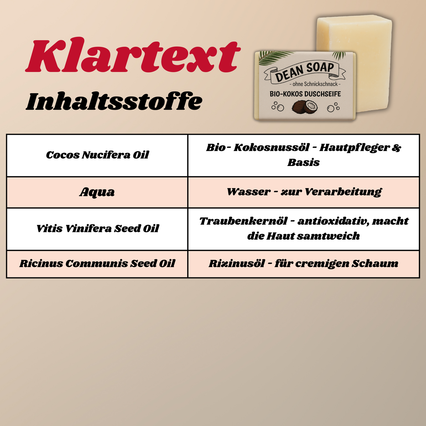 Bio-Kokos Duschseife