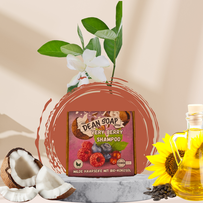 Very Berry – Festes Shampoo mit Beerenduft