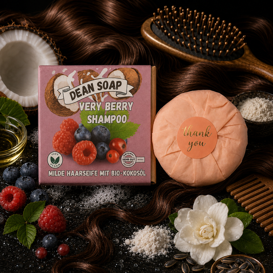 Very Berry – Festes Shampoo mit Beerenduft