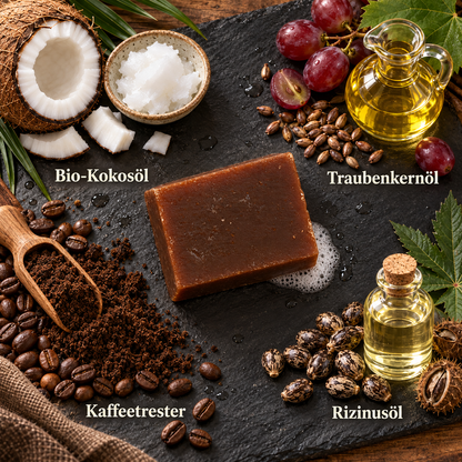 Schokochino – Kaffee Duschseife mit Peelingeffekt